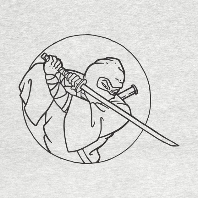 Samurai Ninja Japan Tshirt by evergreen_brand